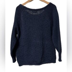 Fashion Navy Blue Sweater. Size Large.